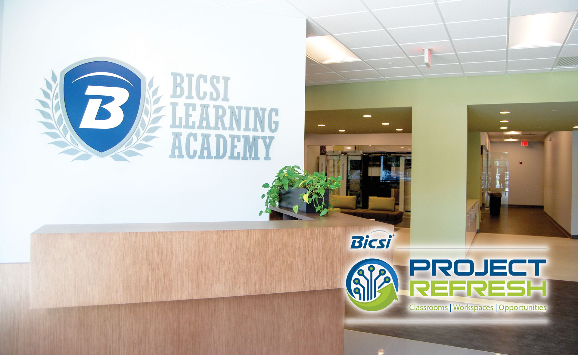 BICSI Learning Academy Entry Lobby (Photo Courtesy of BICSI)