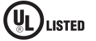 UL Listed Logo UL Listed