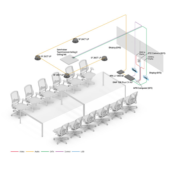 Large Conference Room Diagram