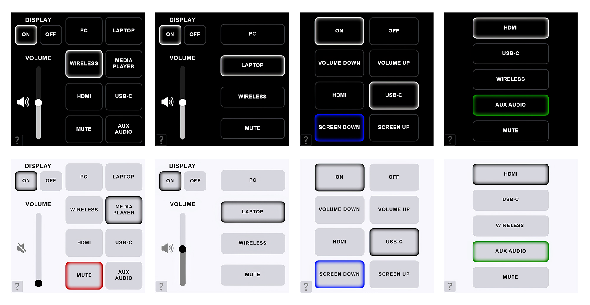 MLC Plus 400 Button Layout
